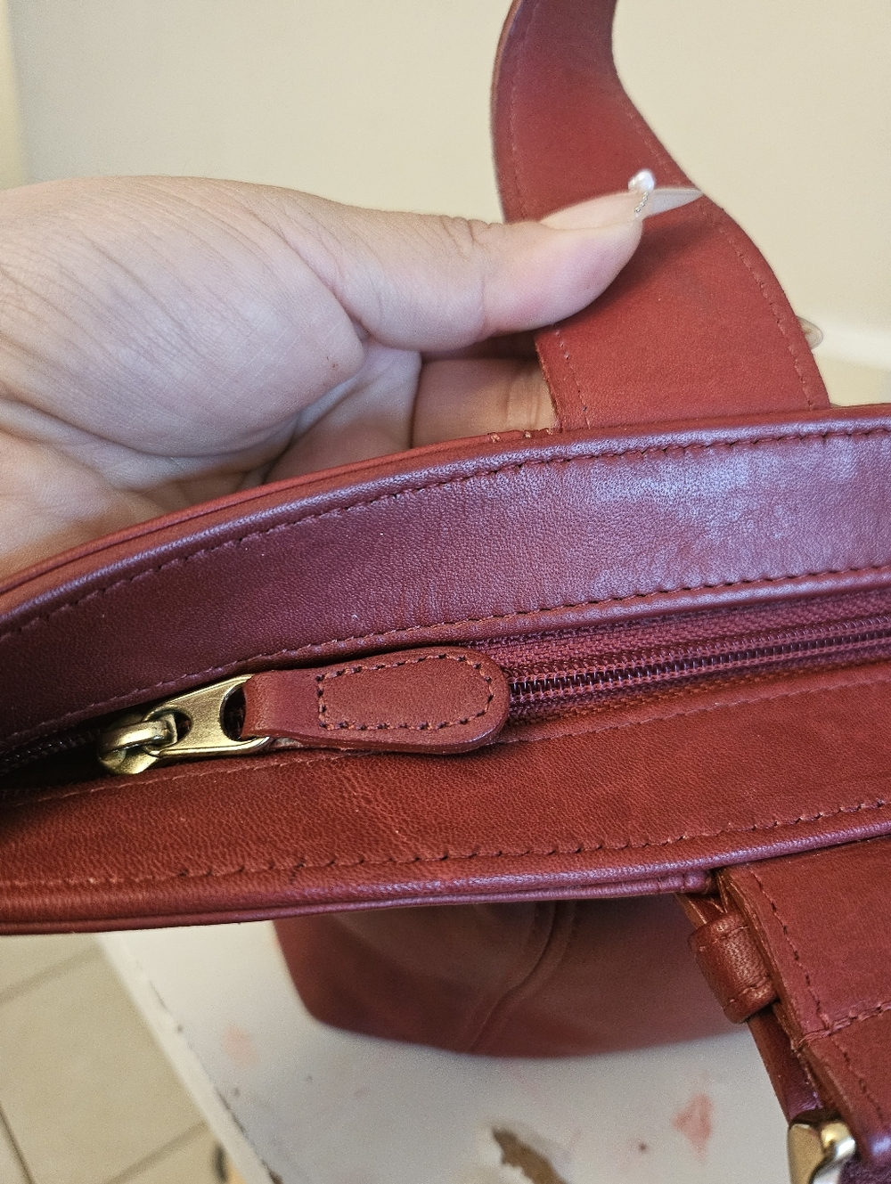 Coach Vintage Soho Waverly Hand Bag Red - Picture 6 of 7